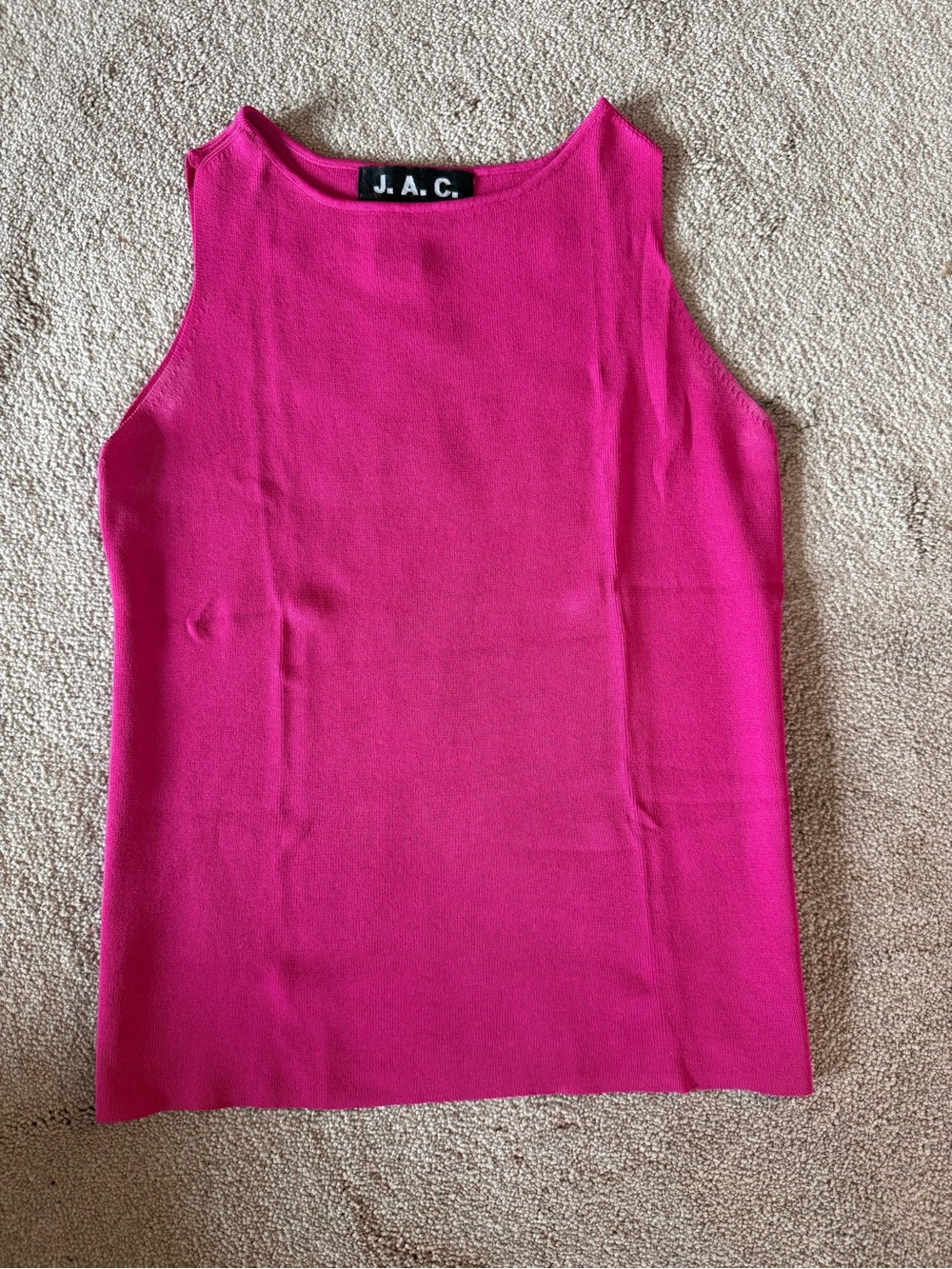 Women's Sleeveless Cowl Neck Tank in Fuchsia
